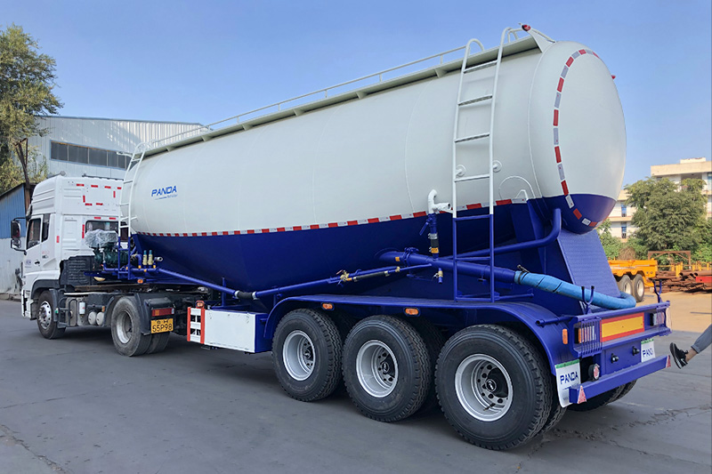 v type cement trailer
