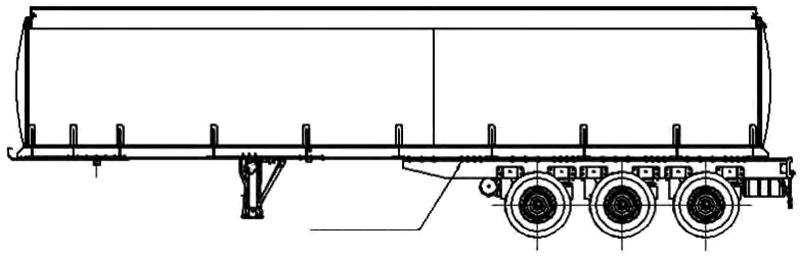5 Улучшенная конструкция прицепа топливозаправщика с разъемной конструкцией подрамника